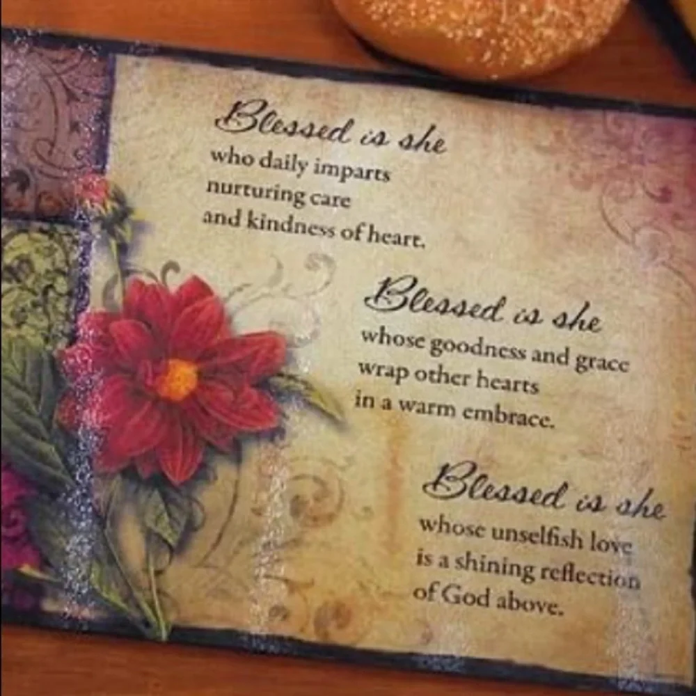 Glass “Bless is She” Cutting Board
